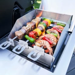 Pare-vent Pour Brûleur Latéral De Barbecue Char-Broil Professional PRO -Raviday Barbecue Soldes 140060 pare vent bruleur barbecue char broil professional pro brochettes