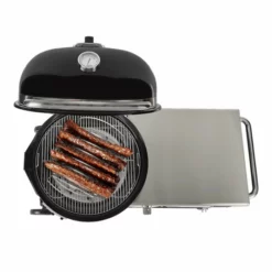 Barbecue à Charbon Weber Summit Kamado S6 Grill Center GBS Ø 61 Cm -Raviday Barbecue Soldes 18501104 weber kamado viande