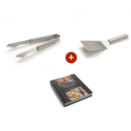 Pack Spatule Inox + Livre De Recettes + Pince Inox Pour Plancha Forge Adour 3 Pack Spatule Inox + Livre De Recettes + Pince Inox Pour Plancha Forge Adour