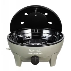 Barbecue à Gaz Spécial Camping Cadac Citi Chef 40 Vert Olive -Raviday Barbecue Soldes 5610 20 12 citi chef 40 olive 5