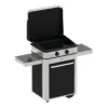 Plancha à Gaz Sur Chariot - Combo ENOSIGN 65 Inox & Noir -Raviday Barbecue Soldes 57028385 2 combo plancha enosign gaz 65 eno
