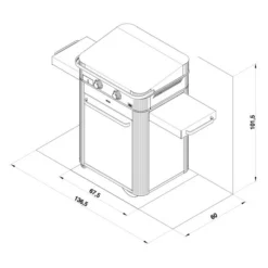 Plancha à Gaz Sur Chariot - Combo ENOSIGN 65 Inox & Noir 16 Plancha à Gaz Sur Chariot - Combo ENOSIGN 65 Inox & Noir -Raviday Barbecue Soldes 57028385 5 combo plancha enosign gaz 65 eno