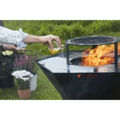 Support + Grille Surélevée Dynamic Centre Pour Brasero Barbecook Nestor -Raviday Barbecue Soldes 64758 support cuisson dynamic brasero barbecook nestor cuisine