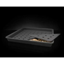 Plateau à Charbon De Bois Et à Fumaison Pour Barbecues Napoleon -Raviday Barbecue Soldes 67732 plateau charbon fond noir