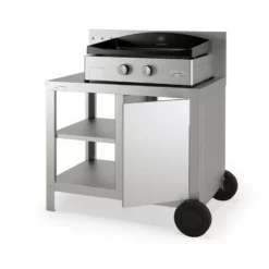 Plancha à Gaz Le Marquier Signature Allure 260 Inox + Desserte Inox -Raviday Barbecue Soldes allure 260 desserte inox ouverte