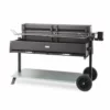 Barbecue à Charbon + Chariot Le Marquier Exception Mechoui 120 X 32 - Noir -Raviday Barbecue Soldes barbecue chariot exception mechoui 120 32 noir le marquier