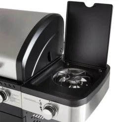 Pack Cuisine Extérieure FIDGI 3 Avec Barbecue Gaz + Desserte + Evier -Raviday Barbecue Soldes barbecue gaz cook in garden fidgi 3 rechaud lateral min 3