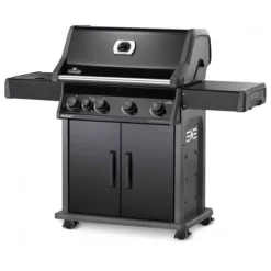 Pack Barbecue à Gaz Napoleon ROGUE XT 525 SIB Noir + Housse Et Plancha -Raviday Barbecue Soldes barbecue gaz napoleon rogue xt 525 noir 3 1