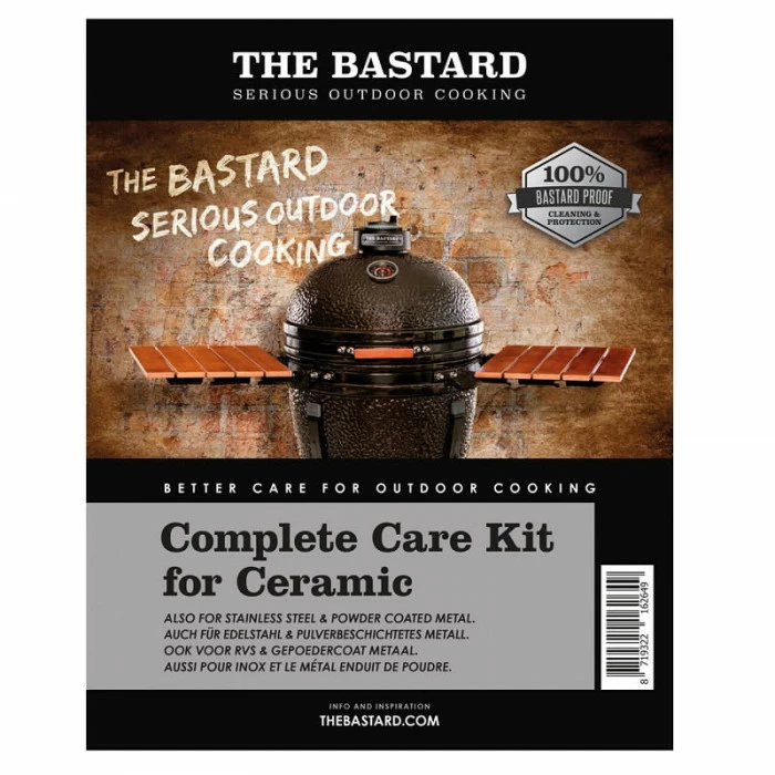Kit De Nettoyage Pour Kamado The Bastard : Chiffon, Tampon, Cire Et Détergent 3 Kit De Nettoyage Pour Kamado The Bastard : Chiffon, Tampon, Cire Et Détergent