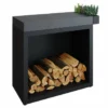 Meuble OFYR Butcher Block Storage 90 Black - Céramique Gris Anthracite -Raviday Barbecue Soldes bbsb 90 cd meuble ofyr butcher block storage 90 black ceramique