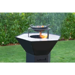 Support Wok / Cocotte Dynamic Centre Pour Brasero Barbecook Nestor -Raviday Barbecue Soldes bc acc 7456 support wok cocotte dynamic brasero barbecook nestor ambiance 1