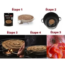 Kit Générateur De Fumée Froide Barbecook + 1 Sachet De Sciure 9 Kit Générateur De Fumée Froide Barbecook + 1 Sachet De Sciure -Raviday Barbecue Soldes bc smo 5016 fumoir a froid sciure barbecook utilisation 1 2