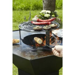 Brasero Plancha Barbecook Nestor Original - Acier Noir Galvanisé 15 Brasero Plancha Barbecook Nestor Original - Acier Noir Galvanisé -Raviday Barbecue Soldes bc woo 6022 brasero barbecook nestor original acier galvanise grille nourriture