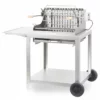 Barbecue à Charbon Le Marquier Exclusive Mendy + Chariot - Inox -Raviday Barbecue Soldes bcm54i barbecue charbon le marquier exclusive mendy chariot inox