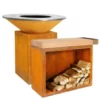 Pack Brasero OFYR Classic Corten 100 + Rangement Butcher Block 1 Pack Brasero OFYR Classic Corten 100 + Rangement Butcher Block -Raviday Barbecue Soldes brasero ofyr classic 100 corten rangement butcher block corten