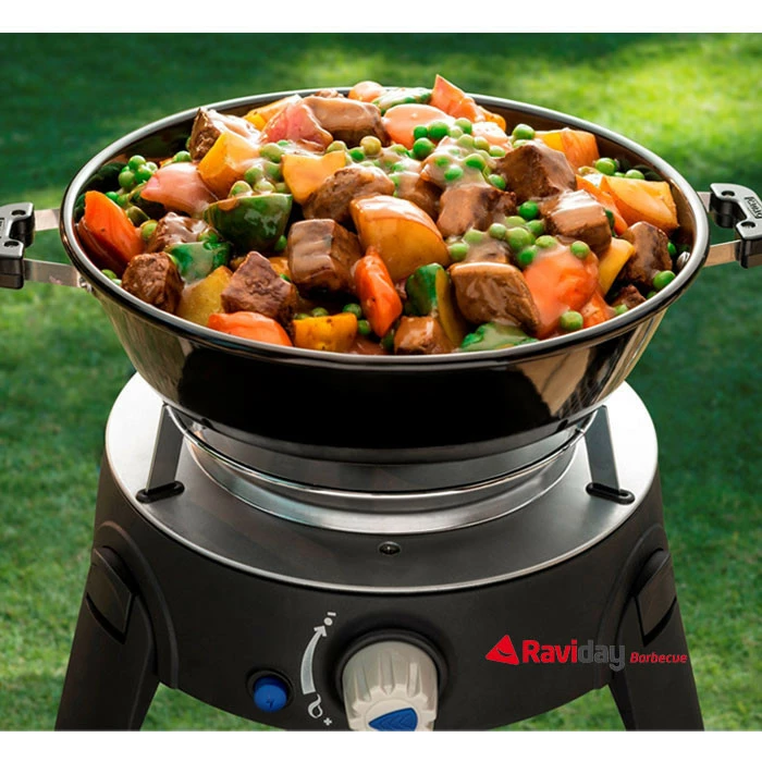 Barbecue Gaz Portable Cadac Safari Chef 30 LP + Pierre à Pizza 9 Barbecue Gaz Portable Cadac Safari Chef 30 LP + Pierre à Pizza – Image 7