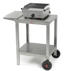 Chariot Inox "Plein Air" Compact Pour Plancha Krampouz -Raviday Barbecue Soldes chariot inox compact plancha krampouz 3