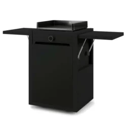 Pack Plancha électrique Forge Adour MODERN 45 Acier Noir + Chariot