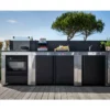 Cuisine D'extérieur ENO Modulo Inox Et Noir Pour Plancha - 3 Modules Avec Cuisinière 2 Cuisine D'extérieur ENO Modulo Inox Et Noir Pour Plancha - 3 Modules Avec Cuisinière -Raviday Barbecue Soldes cuisine eno cuisiniere chariot felix