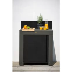 Cuisine D'extérieur ENO Modulo Acier Pour Plancha - 3 Modules Avec Cuisinière -Raviday Barbecue Soldes cuisine exterieur modulo eno 3 acier plan 1 1 1