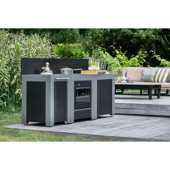 Cuisine D'extérieur ENO Modulo Acier Pour Plancha - 3 Modules Avec Cuisinière Et Desserte Félix 18 Cuisine D'extérieur ENO Modulo Acier Pour Plancha - 3 Modules Avec Cuisinière Et Desserte Félix -Raviday Barbecue Soldes cuisine modulo 3 cuisiniere desserte felix 1