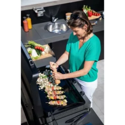 Cuisine D'extérieur ENO Modulo Acier Pour Plancha - 5 Modules Avec Cuisinière -Raviday Barbecue Soldes cuisine modulo 5 cuisiniere 10