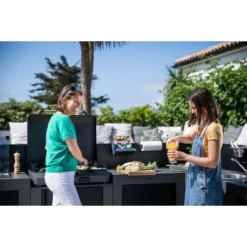 Cuisine D'extérieur ENO Modulo Acier Pour Plancha - 5 Modules Avec Cuisinière -Raviday Barbecue Soldes cuisine modulo 5 cuisiniere 6