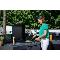 Cuisine D'extérieur ENO Modulo Acier Pour Plancha - 5 Modules Avec Cuisinière -Raviday Barbecue Soldes cuisine modulo 5 cuisiniere 8