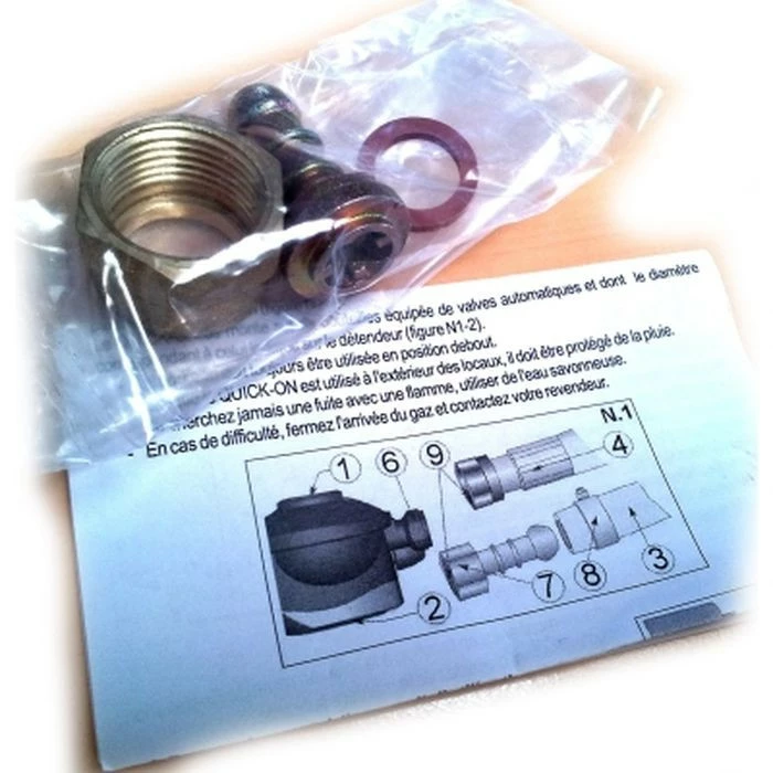 Détendeur Quick-On Butane ø 27 Mm + Tétine (pour VISEO Et CUBE) 5 Détendeur Quick-On Butane ø 27 Mm + Tétine (pour VISEO Et CUBE) – Image 3