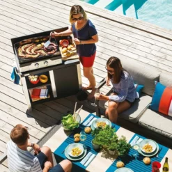 Desserte Duo Le Marquier Signature Allure Pour Planchas 45, 60 Et 75 Cm -Raviday Barbecue Soldes dsa87d 3