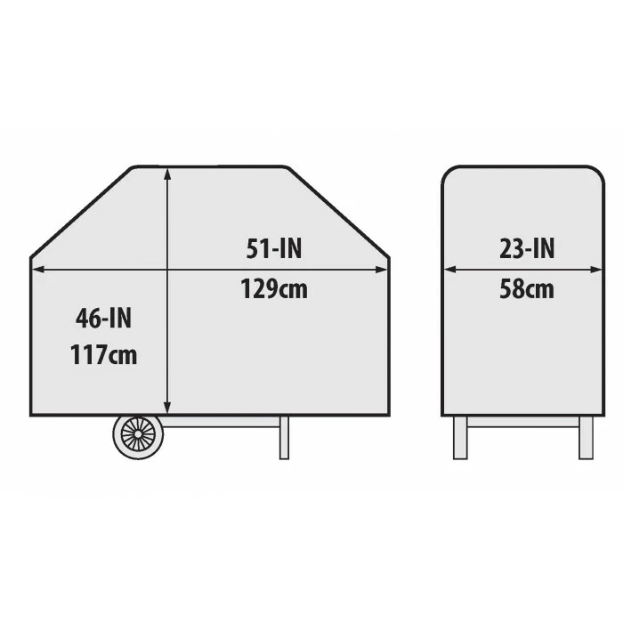 Housse Pour Barbecue Broil King 3 Brûleurs Baron, Crown, Royal, Monarch 6 Housse Pour Barbecue Broil King 3 Brûleurs Baron, Crown, Royal, Monarch – Image 4