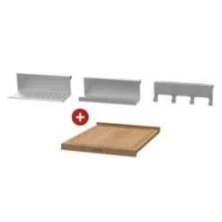 Pack Kit 3 Accessoires Pour Cuisine + Planche à Découper Le Marquier