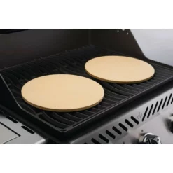 Lot De 2 Pierres à Pizza Ø 24,5 Cm Napoleon Pour Tous Barbecues -Raviday Barbecue Soldes lot 2 pierres pizza 24 5 cm barbecue napoleon 2