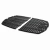 Lot De 2 Grilles De Cuisson En Fonte émaillée Pour Barbecues Weber Q Séries 100 Et 1000