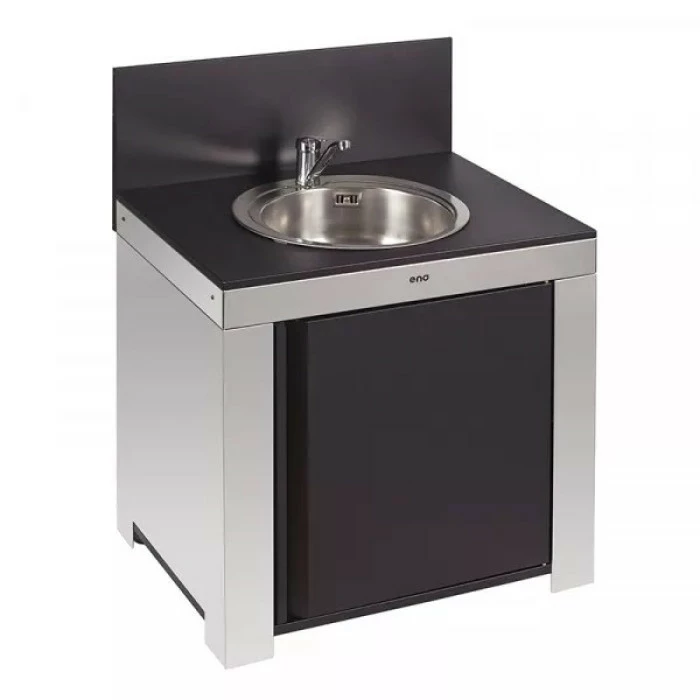 Cuisine D'extérieur ENO Modulo Inox Et Noir Pour Plancha - 5 Modules Avec Table De Cuisson Master 4 Cuisine D'extérieur ENO Modulo Inox Et Noir Pour Plancha - 5 Modules Avec Table De Cuisson Master – Image 2