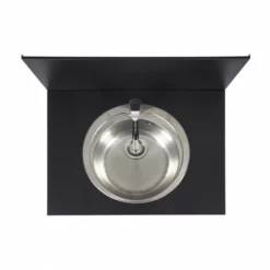 Modulo Evier - Coloris Inox Et Noir - Pour Cuisine D'extérieur ENO -Raviday Barbecue Soldes modulo inox noir evier cuisine exterieur eno 3