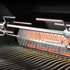 Rôtissoire Inox Pour Barbecue Napoleon Prestige PRO 500 Et Lex 485 -Raviday Barbecue Soldes p500rsib pro500 pro665 pro825 rear rotisserie burner 1