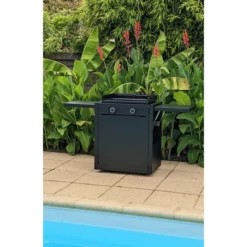 Pack Plancha à Gaz Forge Adour MODERN 60 Acier Noir + Chariot -Raviday Barbecue Soldes plancha forge adour modern 60 acier sur chariot 5 1