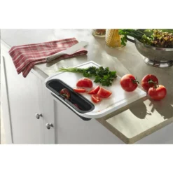 Planche à Découper Et De Service Amovible Pour Barbecue Weber Traveler -Raviday Barbecue Soldes planche weber plastique recuperateur 5