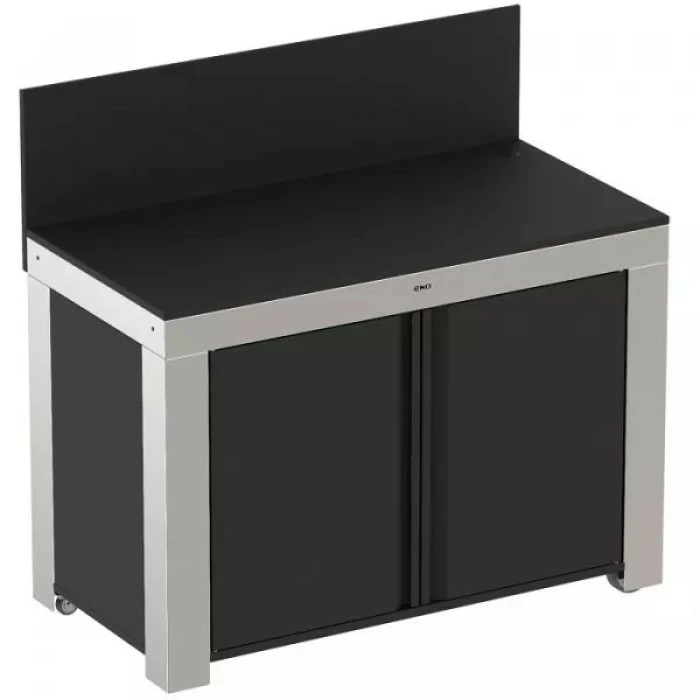 Cuisine D'extérieur ENO Modulo Inox Et Noir Pour Plancha - 5 Modules Avec Table De Cuisson Master 7 Cuisine D'extérieur ENO Modulo Inox Et Noir Pour Plancha - 5 Modules Avec Table De Cuisson Master – Image 5