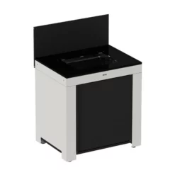 Modulo Table De Cuisson Master 2 Brûleurs - Coloris Inox Et Noir - Pour Cuisine D'extérieur ENO -Raviday Barbecue Soldes pmod8506 1 modulo master noir et inox eno