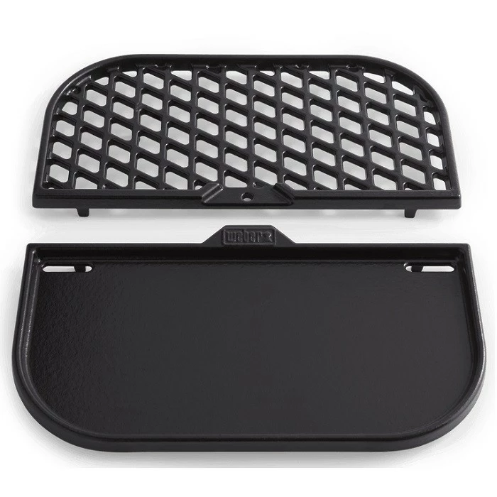 Support Multi-cuisson Plancha / Grille En Fonte Pour Système Gourmet GBS - WEBER 3 Support Multi-cuisson Plancha / Grille En Fonte Pour Système Gourmet GBS - WEBER