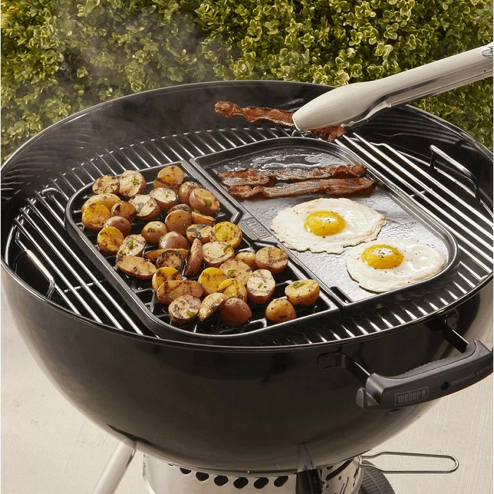 Support Multi-cuisson Plancha / Grille En Fonte Pour Système Gourmet GBS - WEBER 5 Support Multi-cuisson Plancha / Grille En Fonte Pour Système Gourmet GBS - WEBER – Image 3