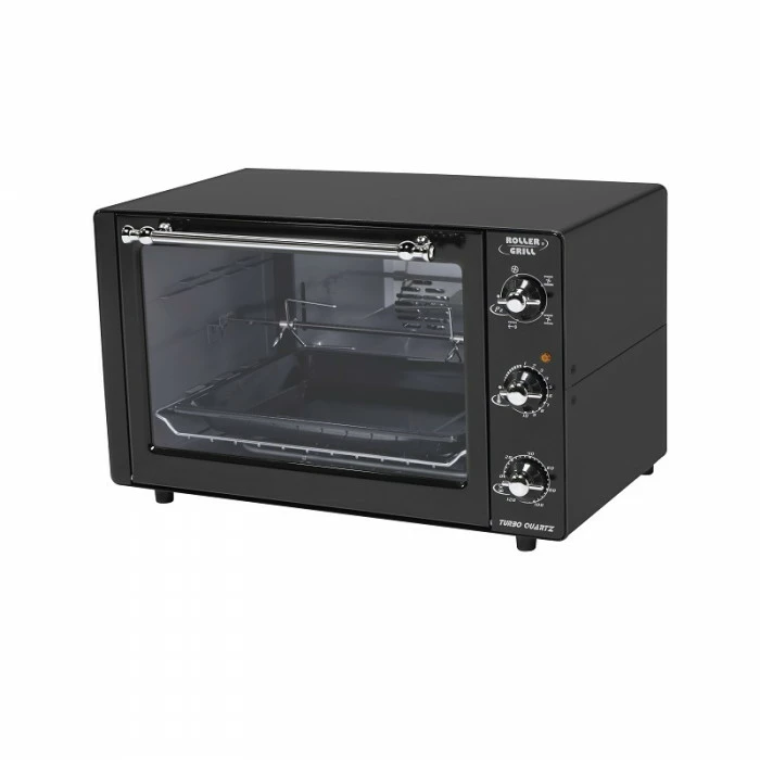 Mini Four Roller Grill Turbo Quartz TQ300N Acier Noir à Poser 3 Mini Four Roller Grill Turbo Quartz TQ300N Acier Noir à Poser