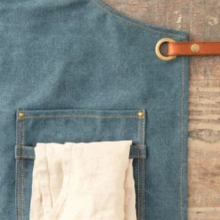 Tablier Barbecue Toile Coton Vintage Alaskan Maker 325 - Denim Foncé -Raviday Barbecue Soldes tablier alaskan maker 325 denim fonce 5