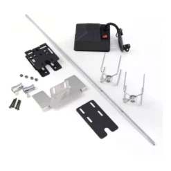 Tournebroche Universel Avec Moteur CHAR-BROIL Pour Barbecue à Gaz -Raviday Barbecue Soldes tournebroche kit