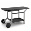 Table Roulante En Acier Pour Plancha Forge Adour - Noir Et Gris Clair Mat -Raviday Barbecue Soldes tra ng 8436550202564
